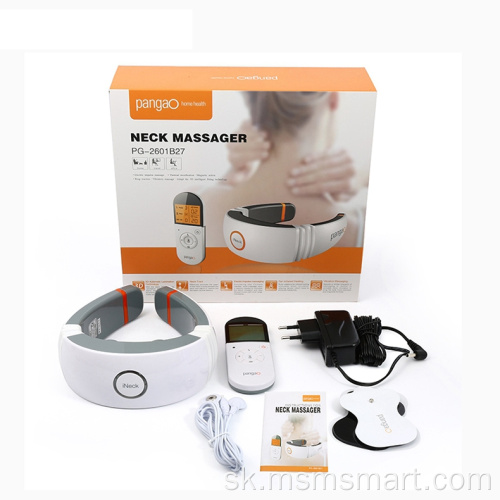 Impulzný masážny prístroj na krk s elektródami